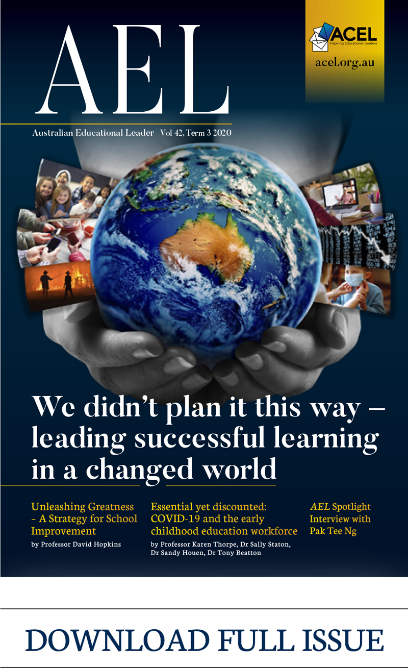 Australian Educational Leader AEL Volume 42 Issue 3 ONLINE